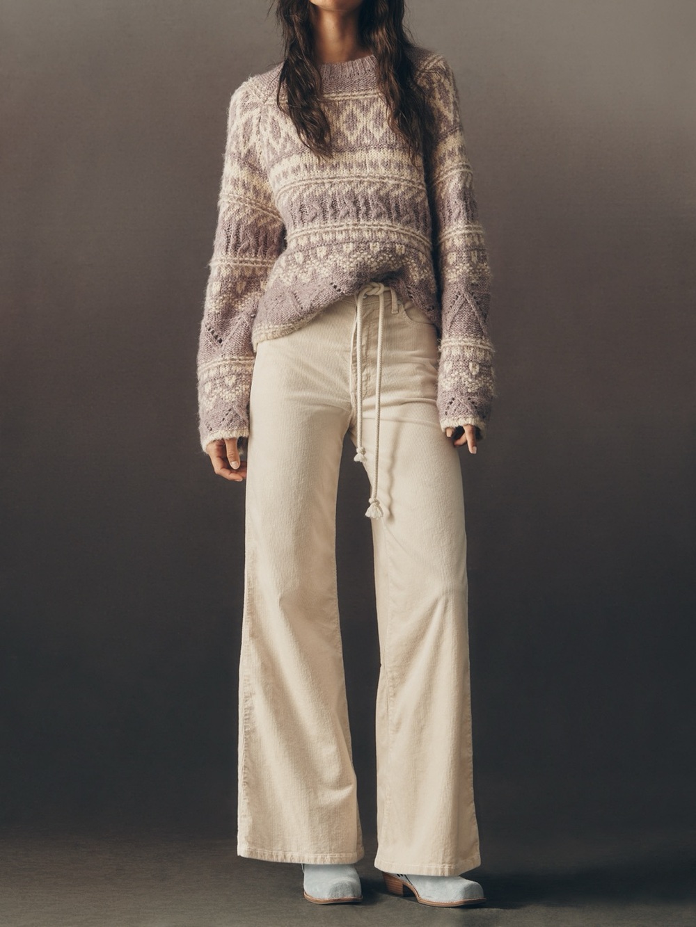 Women’s Anthropologie Pilcro The Robbie Corduroy High Rise Flare Jeans Size 32